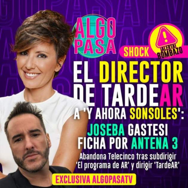Joseba Gastesi ficha por Antena 3 / Exclusiva AlgopasaTV Joseba Gastesi ficha por Antena 3 / Exclusiva AlgopasaTV