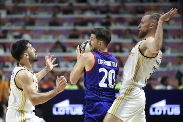 Laprovittola, durante el Real Madrid - Barça de la Copa del Rey de baloncesto / Foto: EFE Laprovittola, durante el Real Madrid - Barça de la Copa del Rey de baloncesto / Foto: EFE