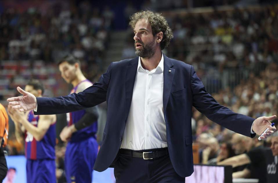 Roger Grimau, incrédulo durante el Real Madrid - Barça de la final del Copa del Rey / Foto: EFE