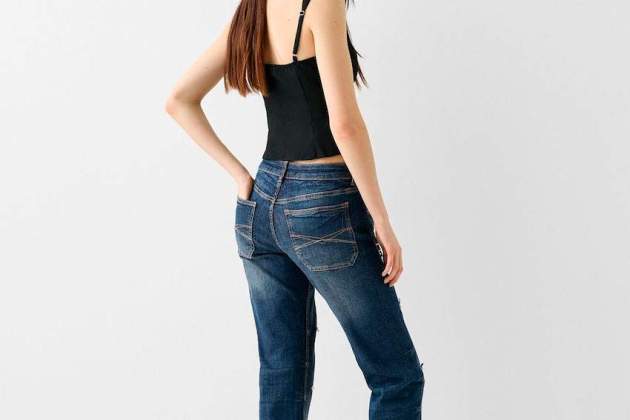 Jeans straight low waist