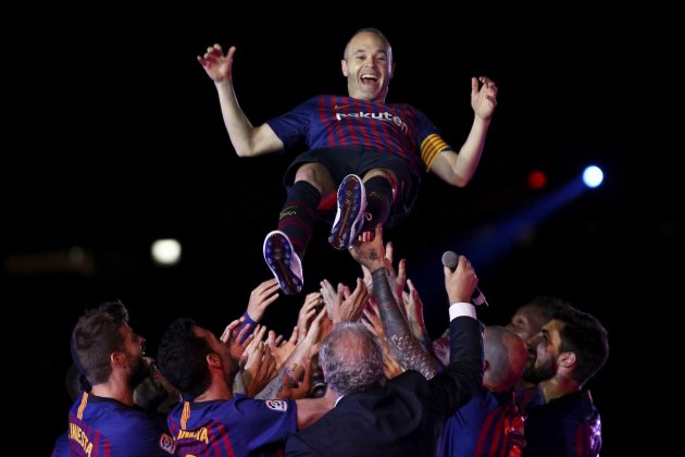 Andrés Iniesta comiat camp nou   EFE