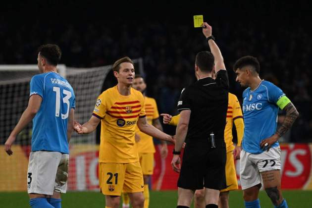 Frenkie de Jong Nápoles Barça / Foto: EFE