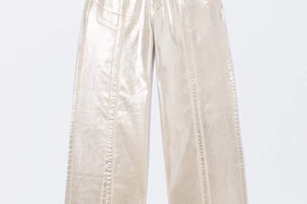 Pantalons metal·litzats