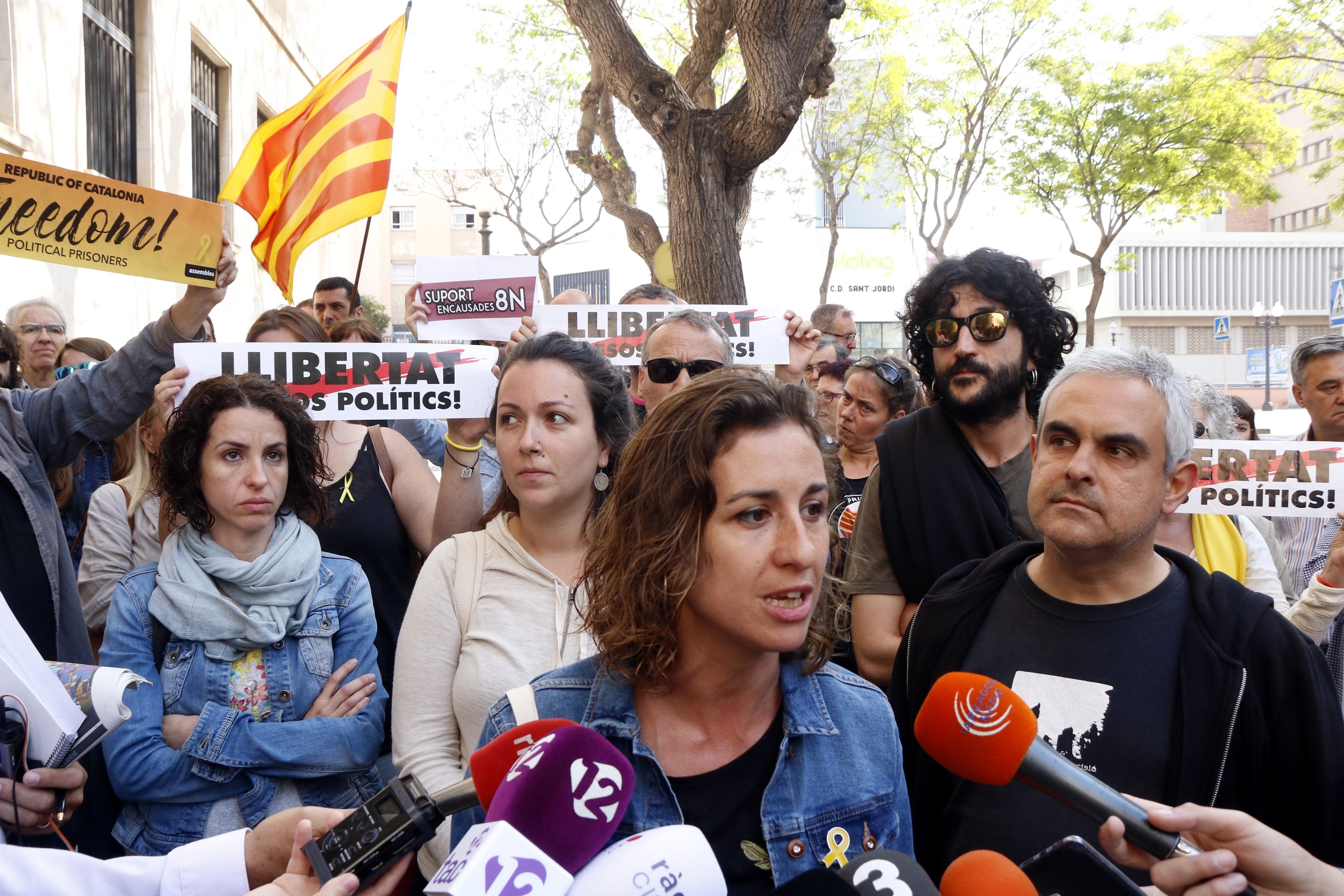 Cinco investigados por la huelga del 8-N comparecen en el juzgado de Tarragona