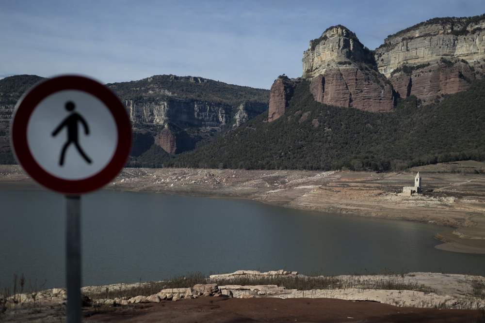 EuropaPress 5707231 vista pantano sau 22 enero 2024 barcelona catalunya espana embalses cuencas