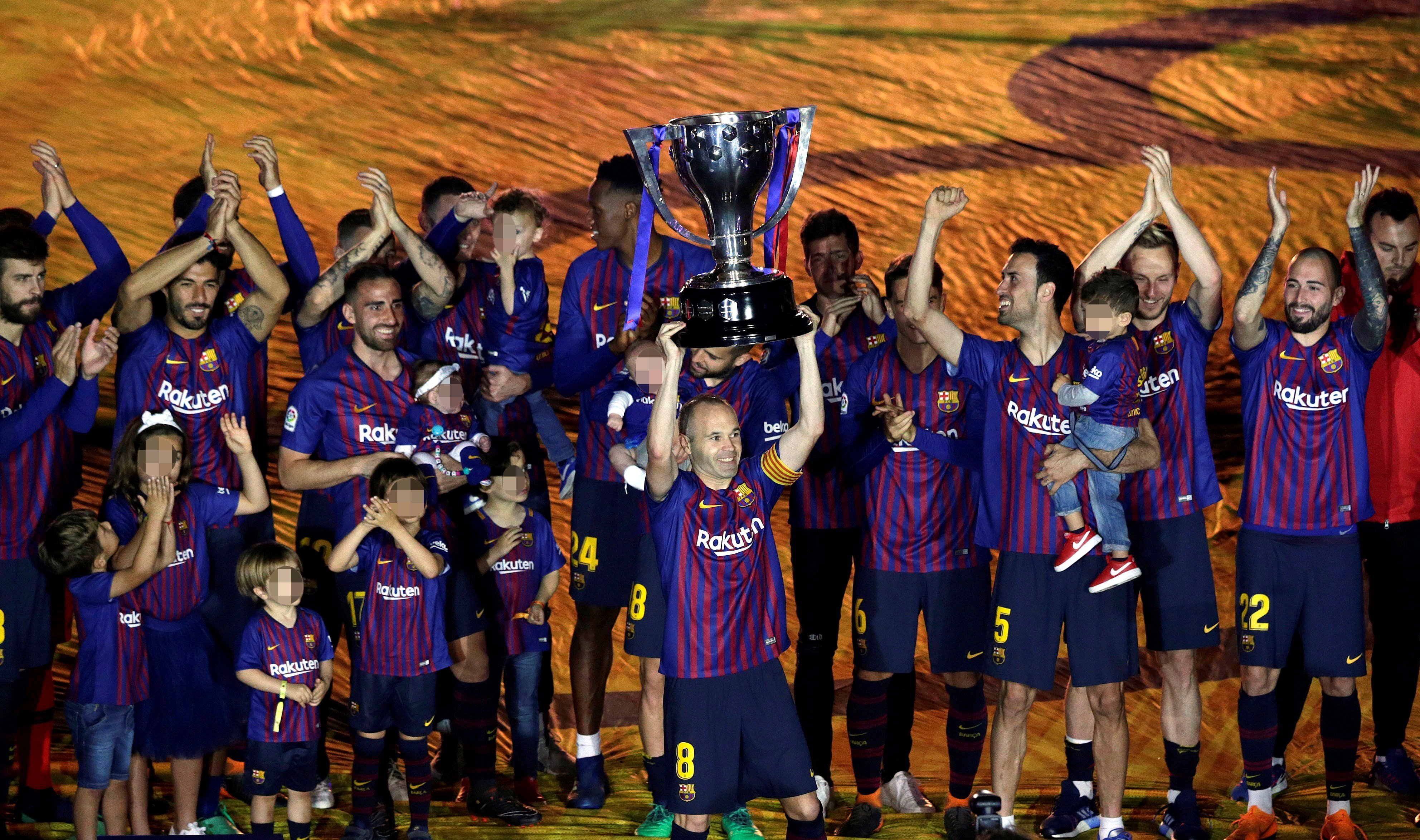 El Barça portarà una inscripció a la samarreta com a campió de Lliga