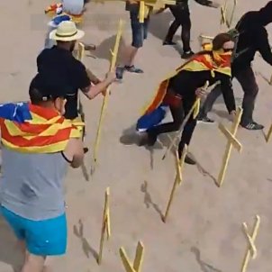 Resultado de imagen de ocupaciÃ³n espacio pÃºblico independentismo