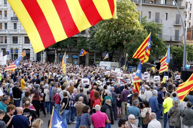 Manifestación contra 155 Girona ACN