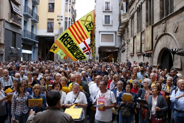 Manifestación contra 155 Lleida ACN