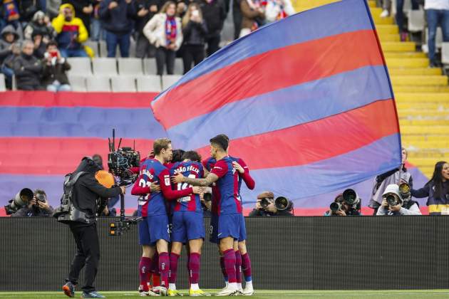 Barça celebració Gol / Foto: EFE