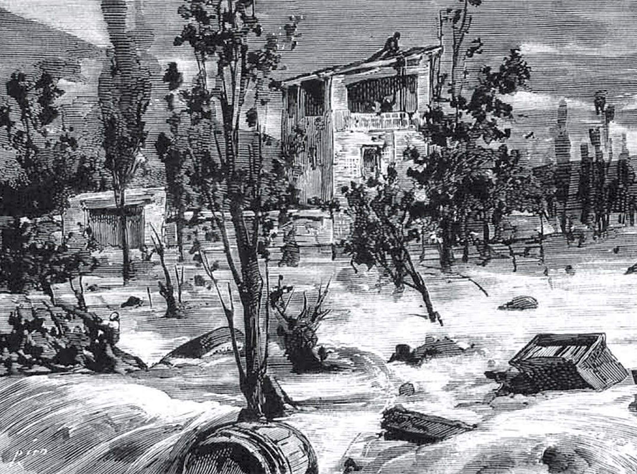 L'aiguat de Santa Tecla: 150 anys de la tempesta que va causar 600 morts