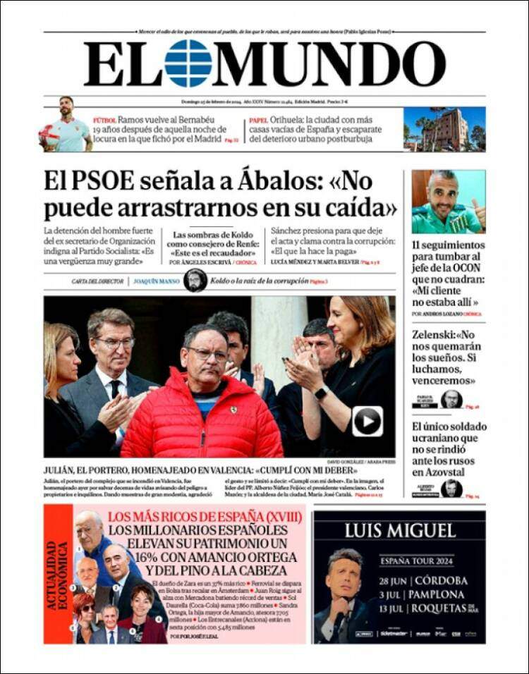 El Mundo 25 febrero