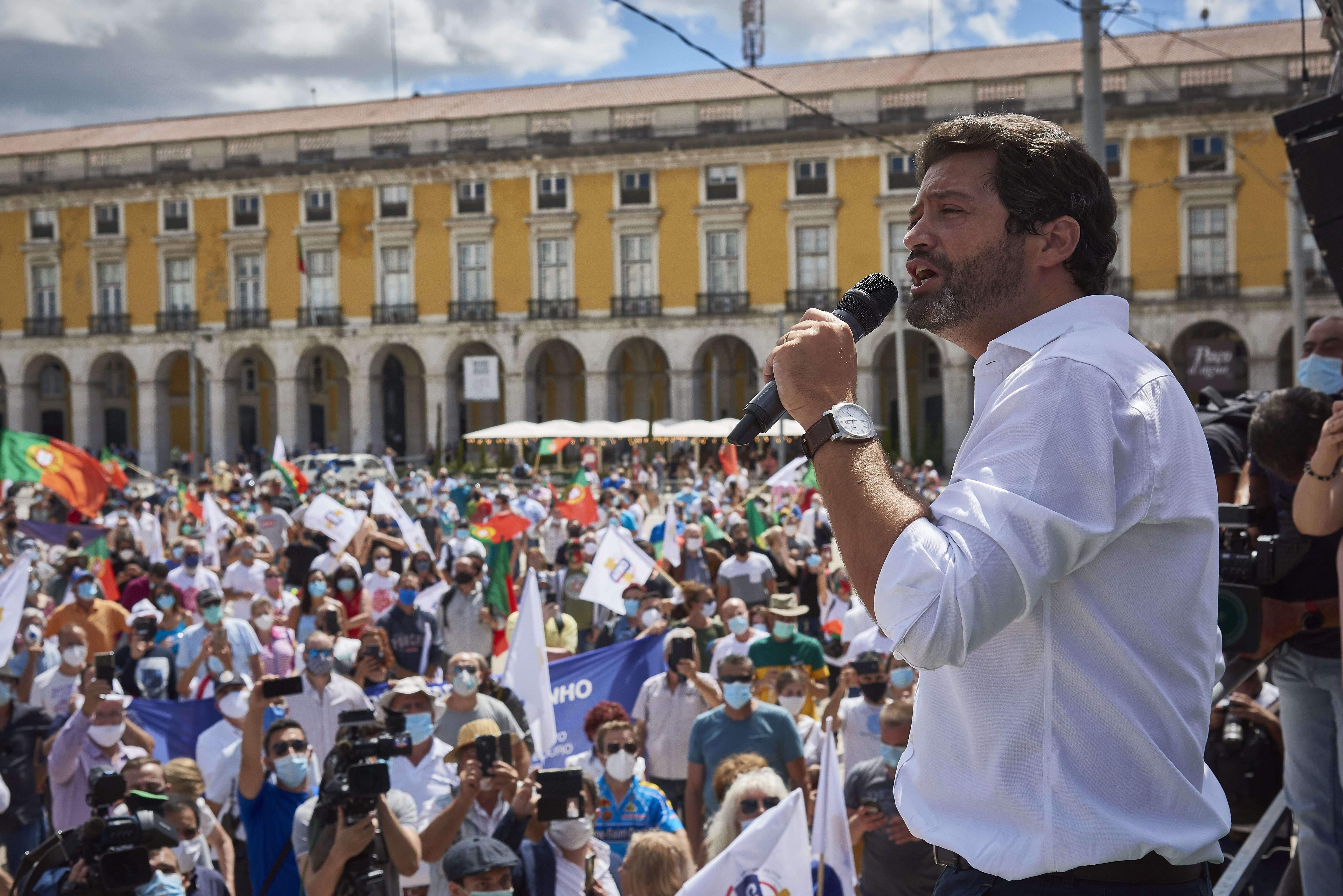 Chega, el partido de extrema derecha que se hace fuerte en la carrera electoral en Portugal