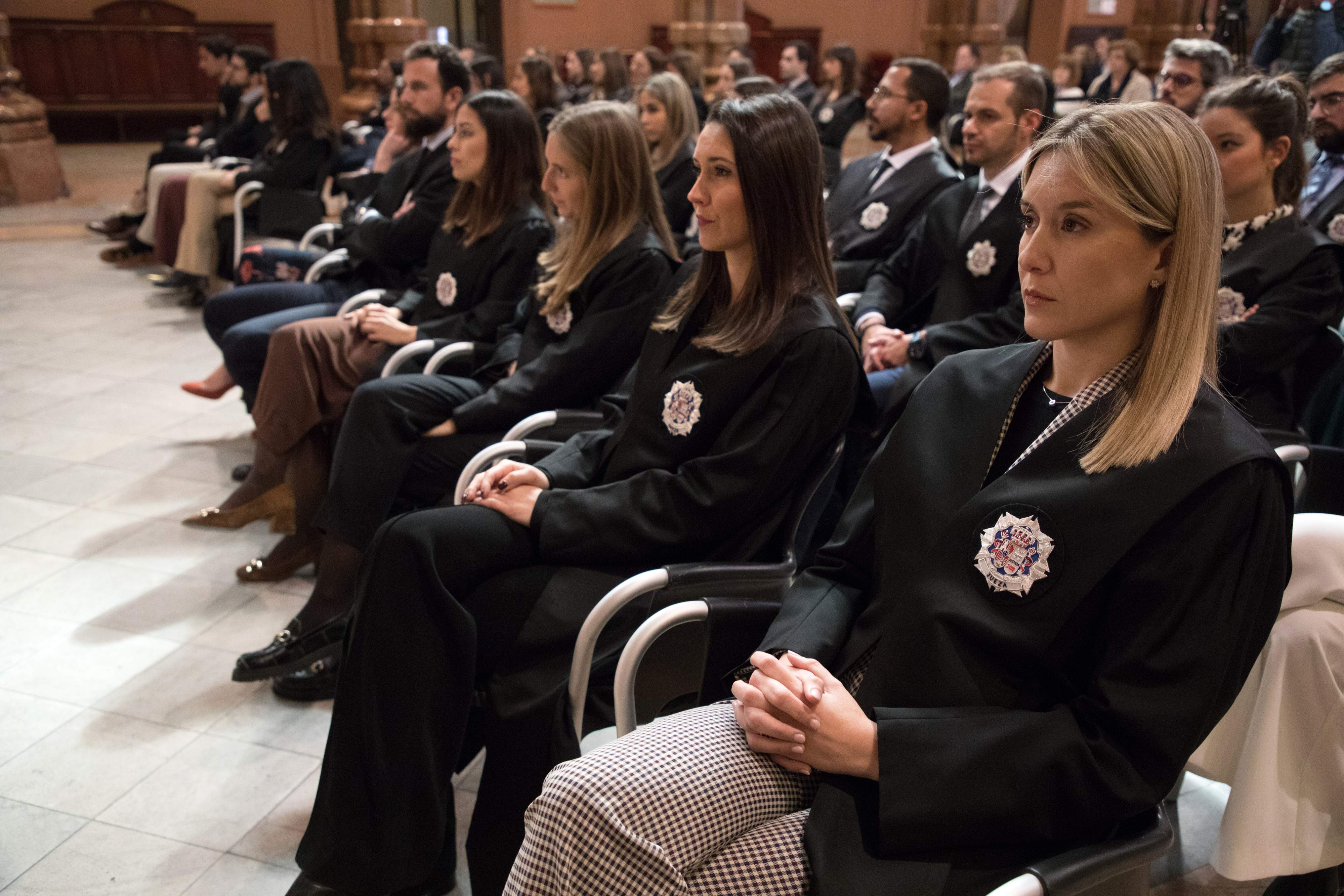 Barcelona. Jutges i jutgesses de la 72 promoció que es queden a Cataluya. Acte al TSJC. Foto: Eva Parey