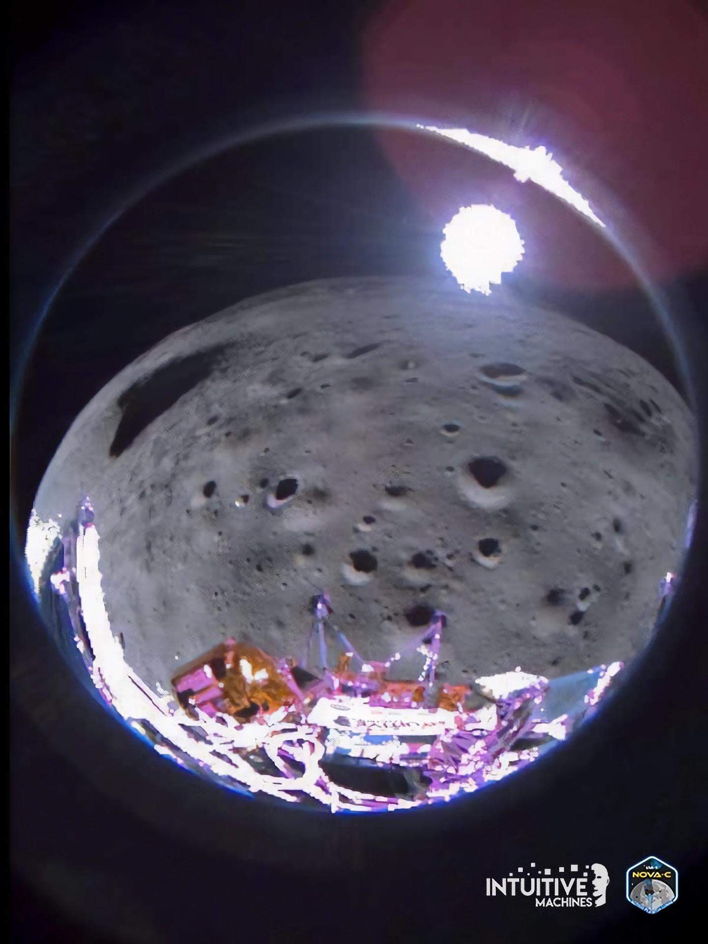 La caiguda lateral de la nau Odisseu escurça la seva missió a la Lluna