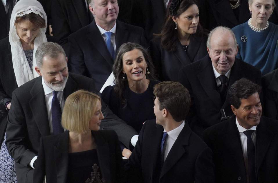 Felipe Letizia Juan Carlos funeral de Constantino 2024 GTRES