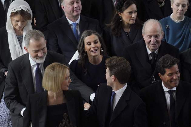 Felipe Letizia Juan Carlos funeral de Constantino 2024 GTRES