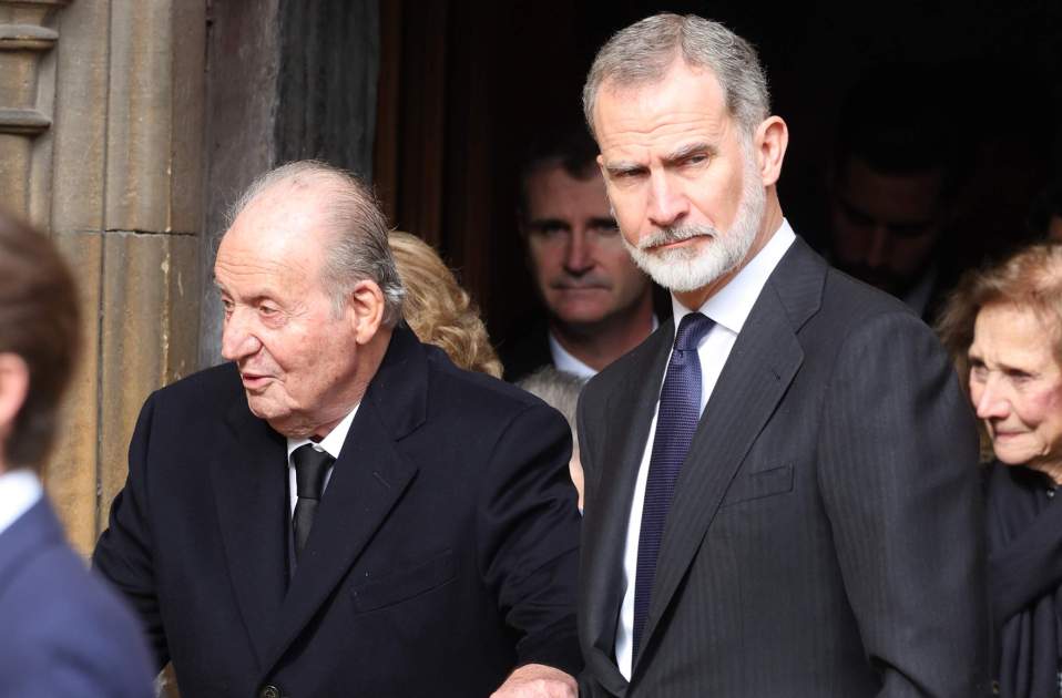 Felip Joan Carles funeral Cisntantí GTRES Felip Joan Carles funeral Cisntantí GTRES