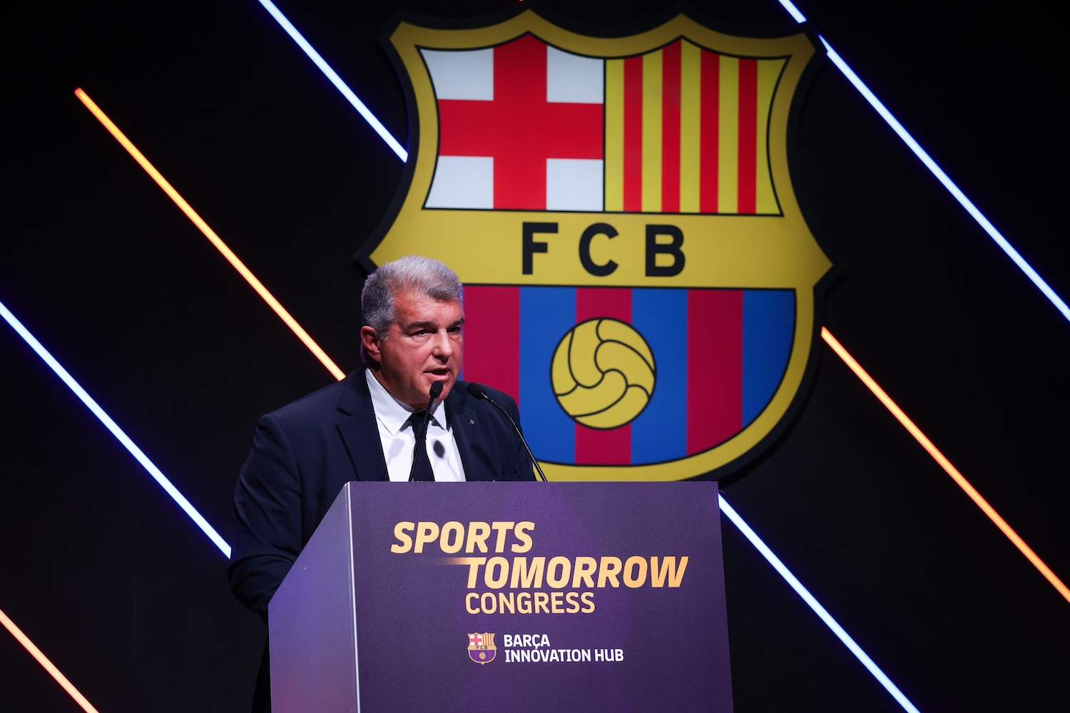 Joan Laporta tanca el congrés del Barça al MWC 2024 i no descarta la remuntada a la Lliga