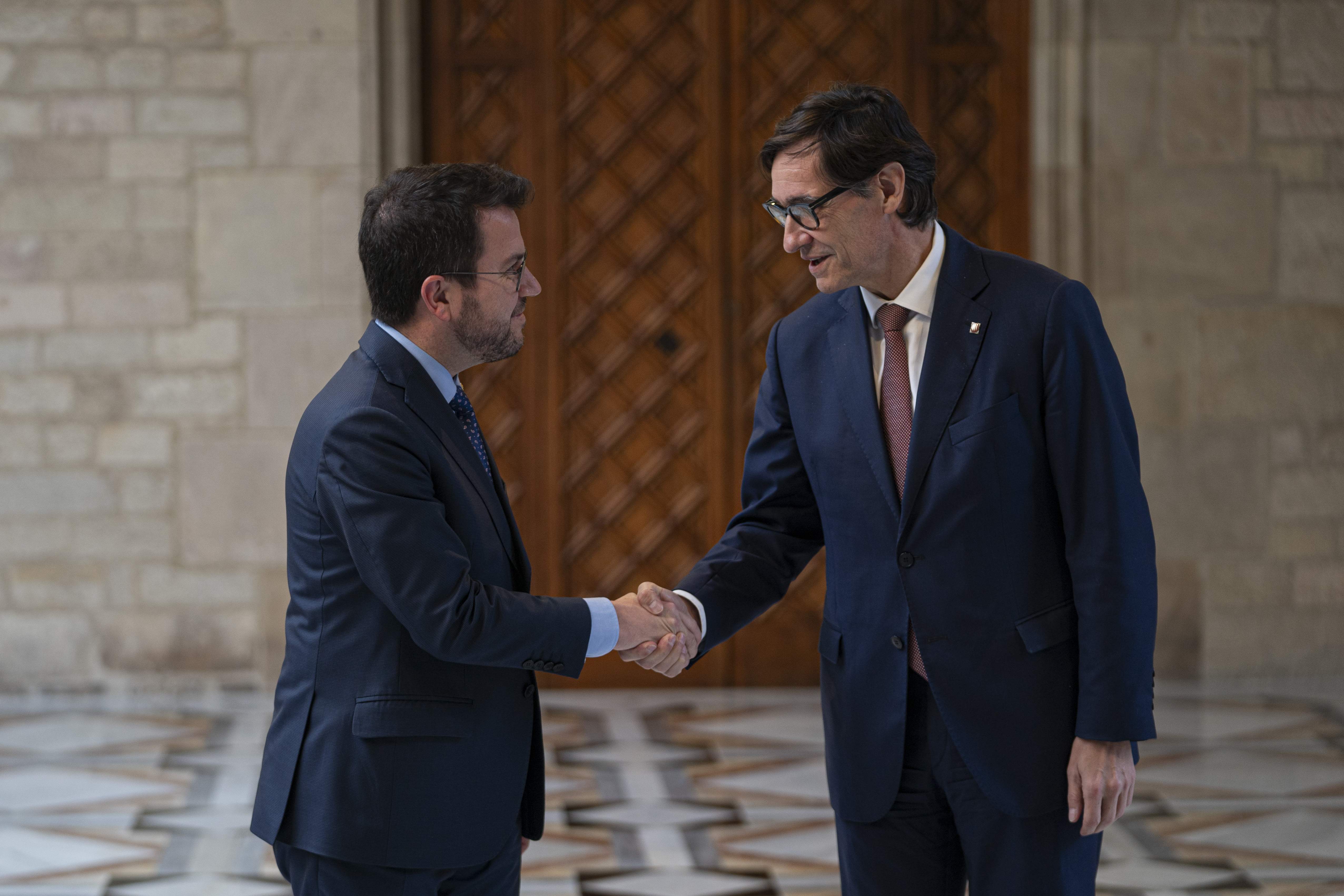 El Govern i el PSC tanquen l'acord pels pressupostos a l'espera dels comuns