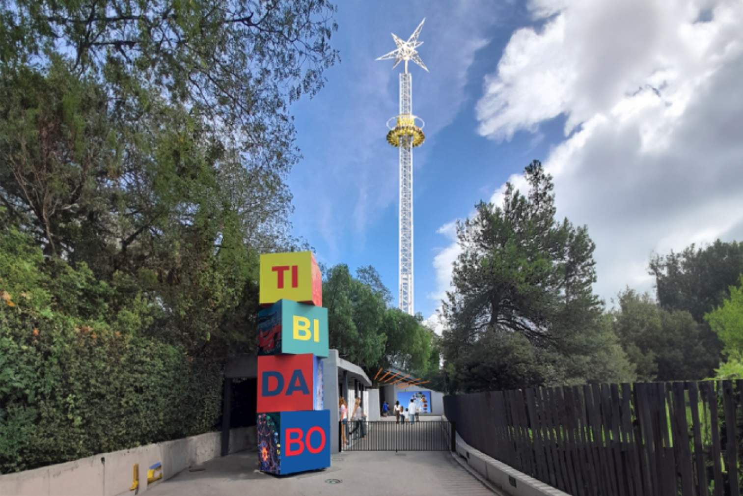 El Tibidabo estrenará en mayo una nueva atracción de caída libre
