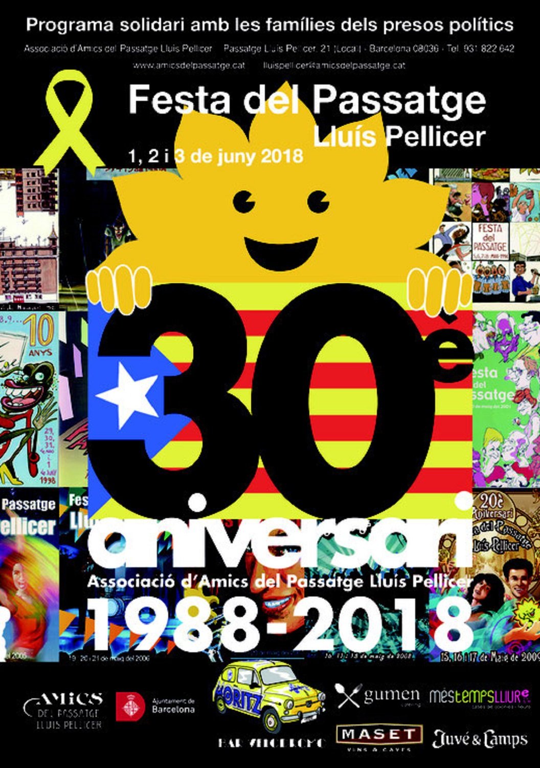 L'Associació d'Amics del Passatge Lluís Pellicer celebra la seva 30ena festa major