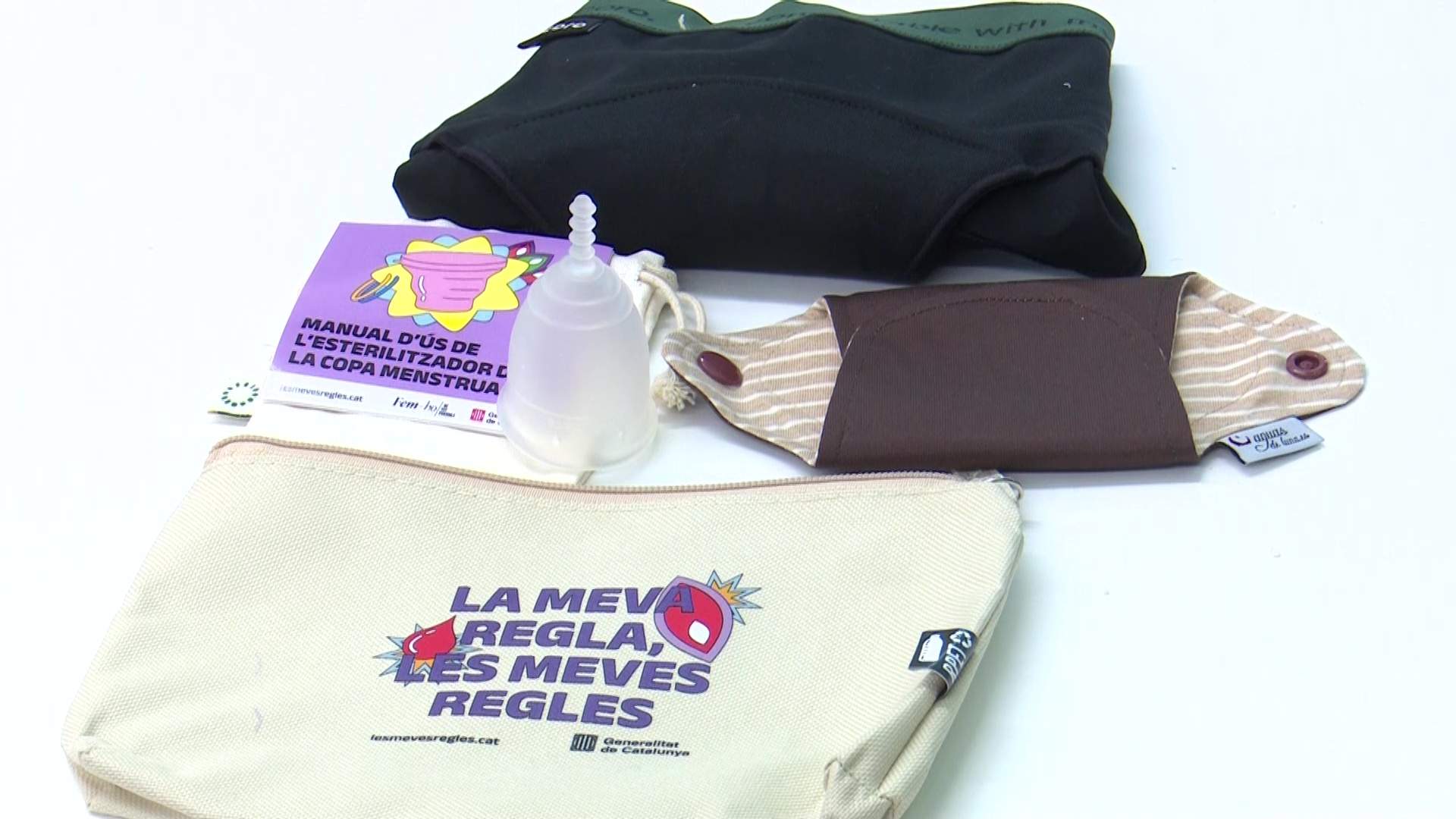 Catalunya activa el programa de reparto de productos reutilizables para higiene menstrual