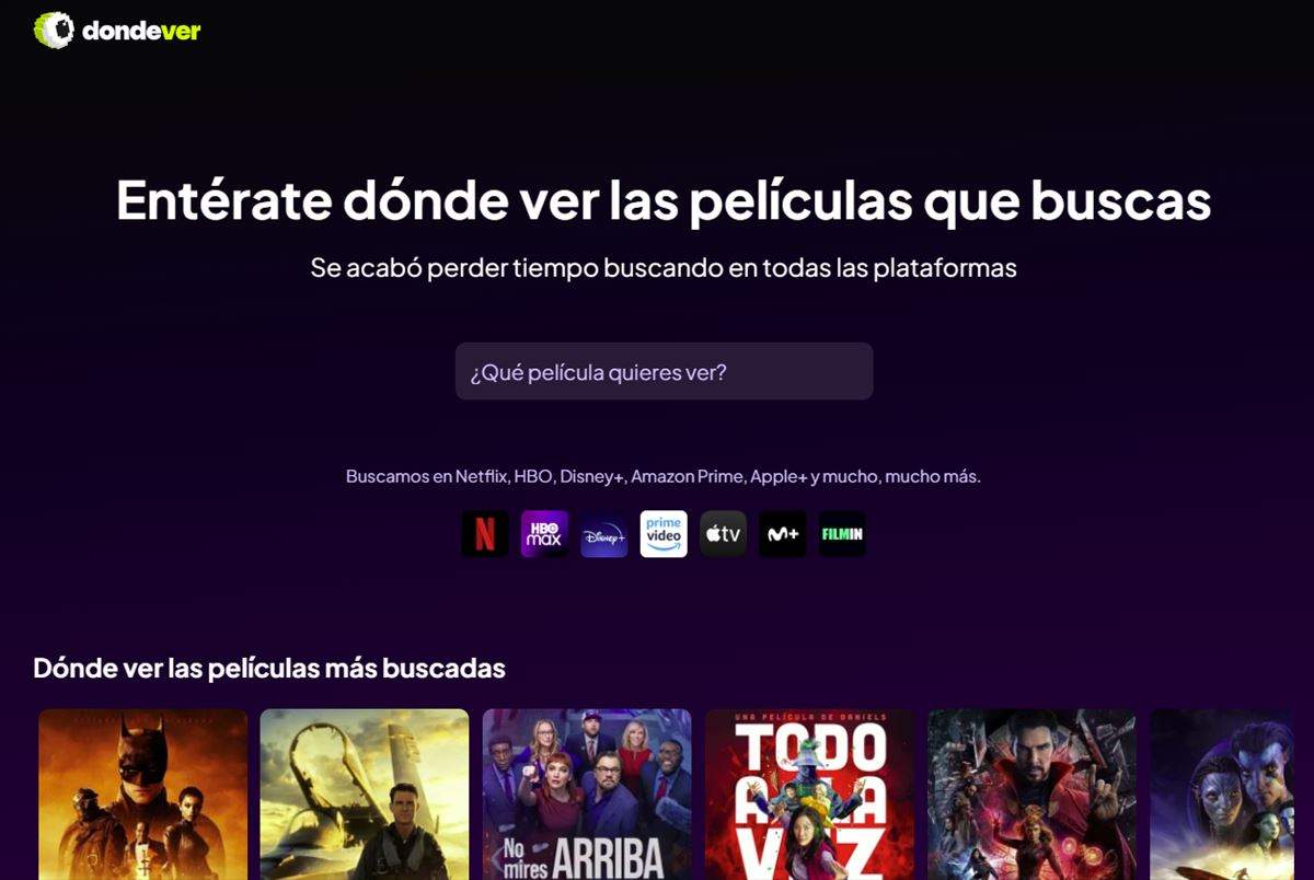 El portal Dondever.com sigue creciendo y ya incluye también series