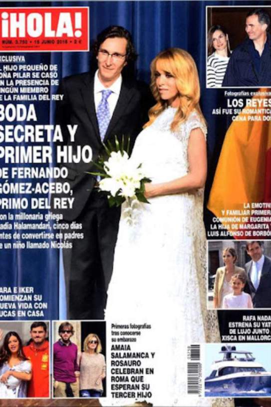 Boda Fernando Gómez Acebo / Revista Hola Boda Fernando Gómez Acebo / Revista Hola