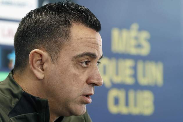 Xavi Hernández Barça premsa / Foto: EFE Xavi Hernández Barça premsa / Foto: EFE