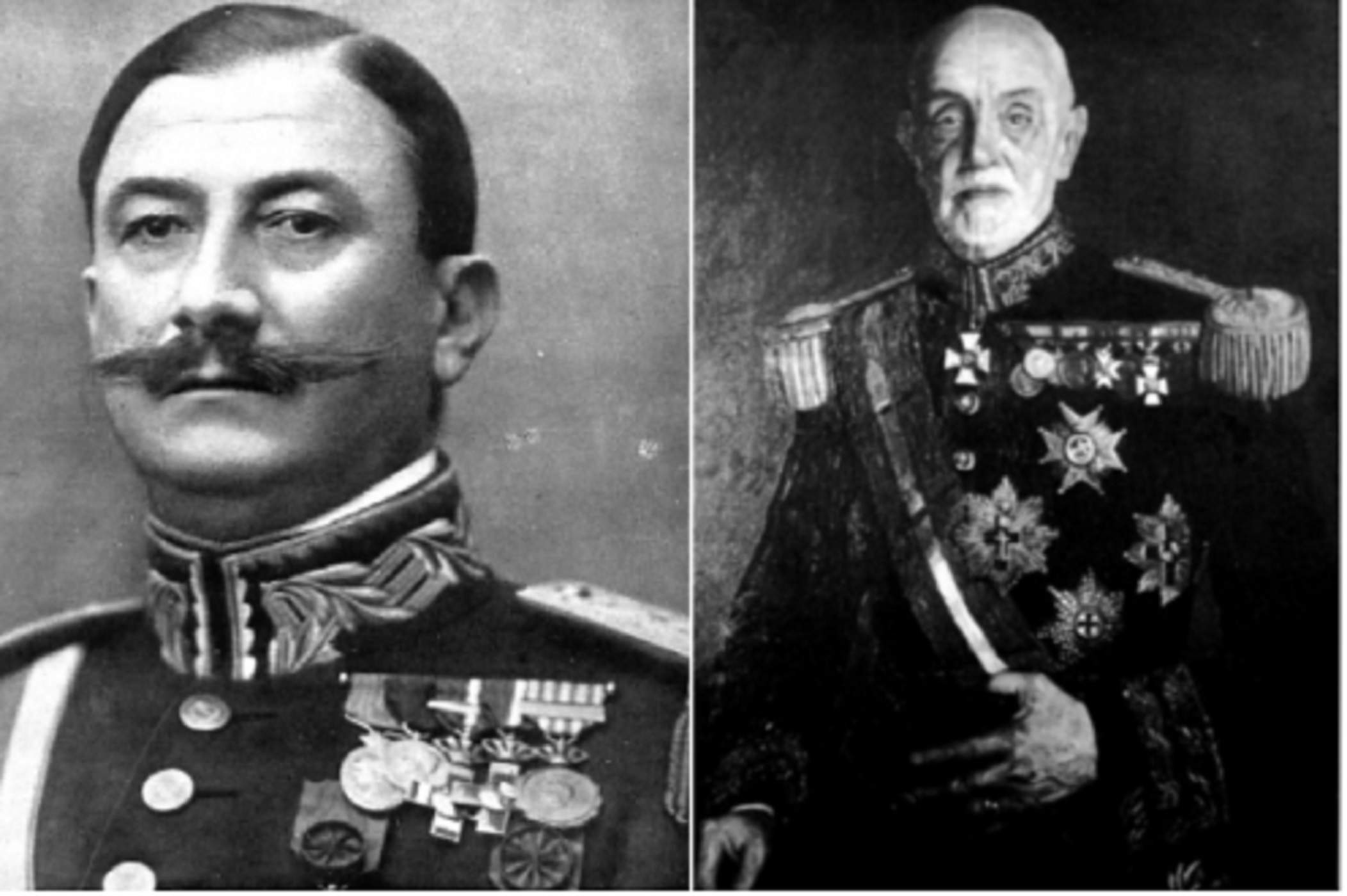Los generales Berenguer i Despujol. Fuente Wikimedia Commons y My Heritage