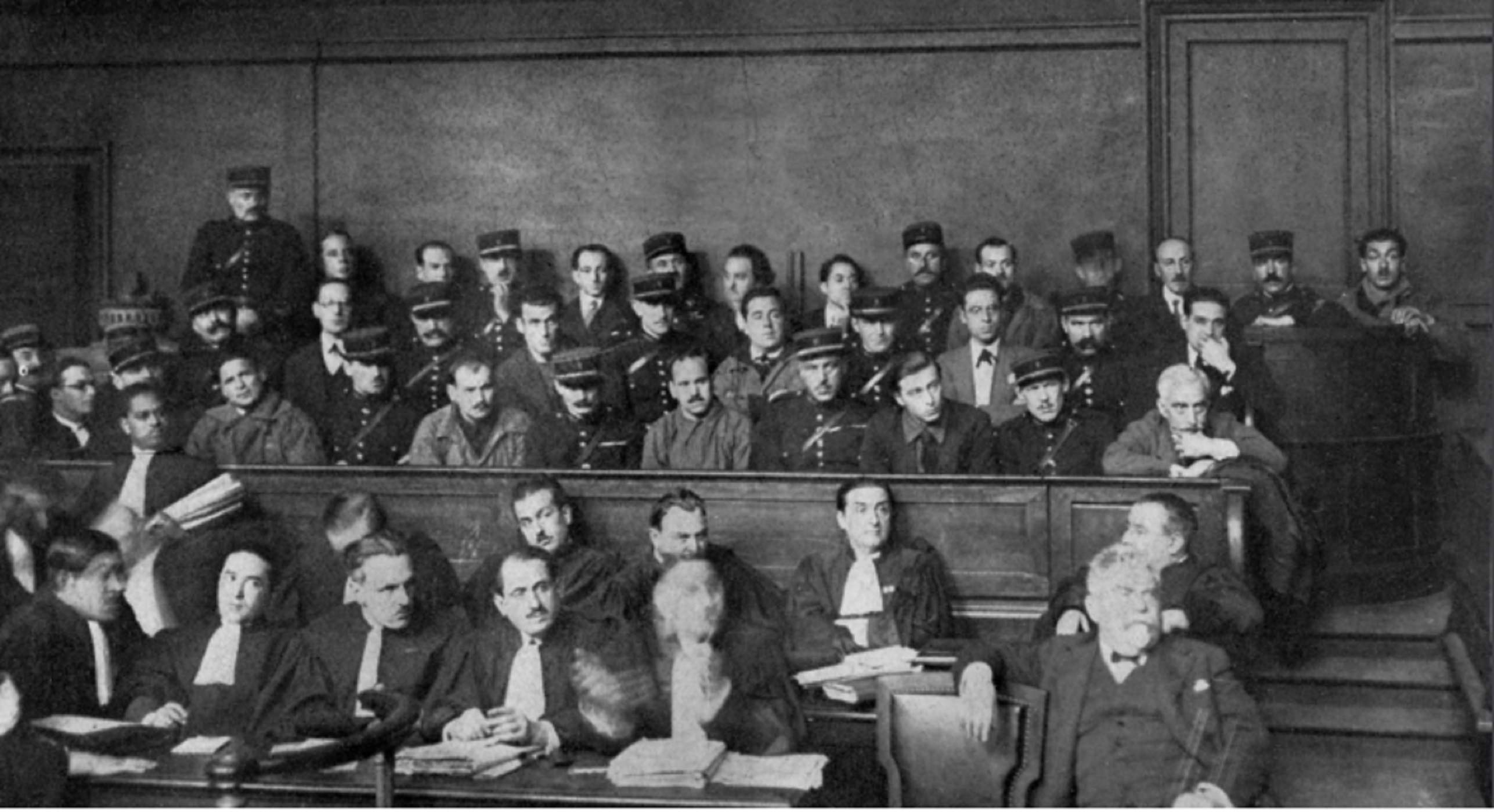 El judici de París (1927) pels Fets de Prats de Molló. Font Fundació Josep Irla