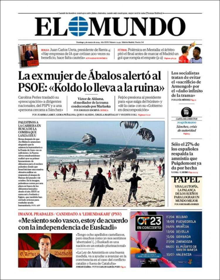 El Mundo 3 e març El Mundo 3 e març
