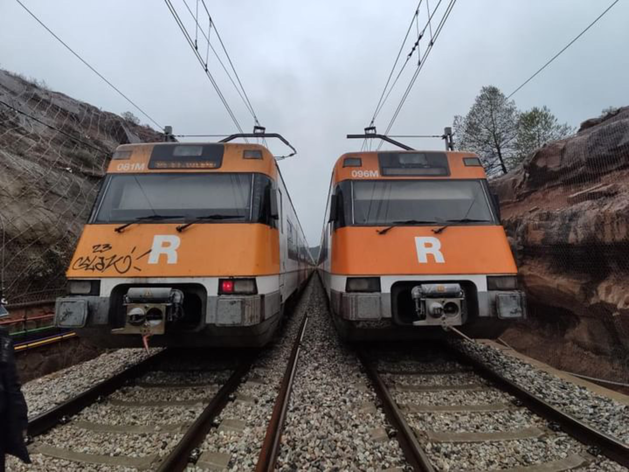Un tren de Rodalies informa por megafonía de que va tarde por culpa de "la mala gestión de la Generalitat"