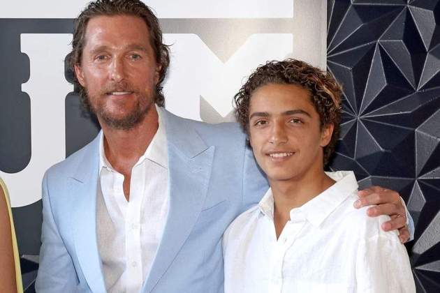 Matthew McConaughey y su hijo