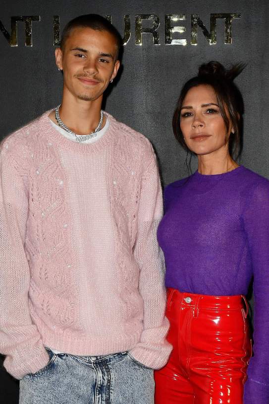 Romeo y Victoria Beckham