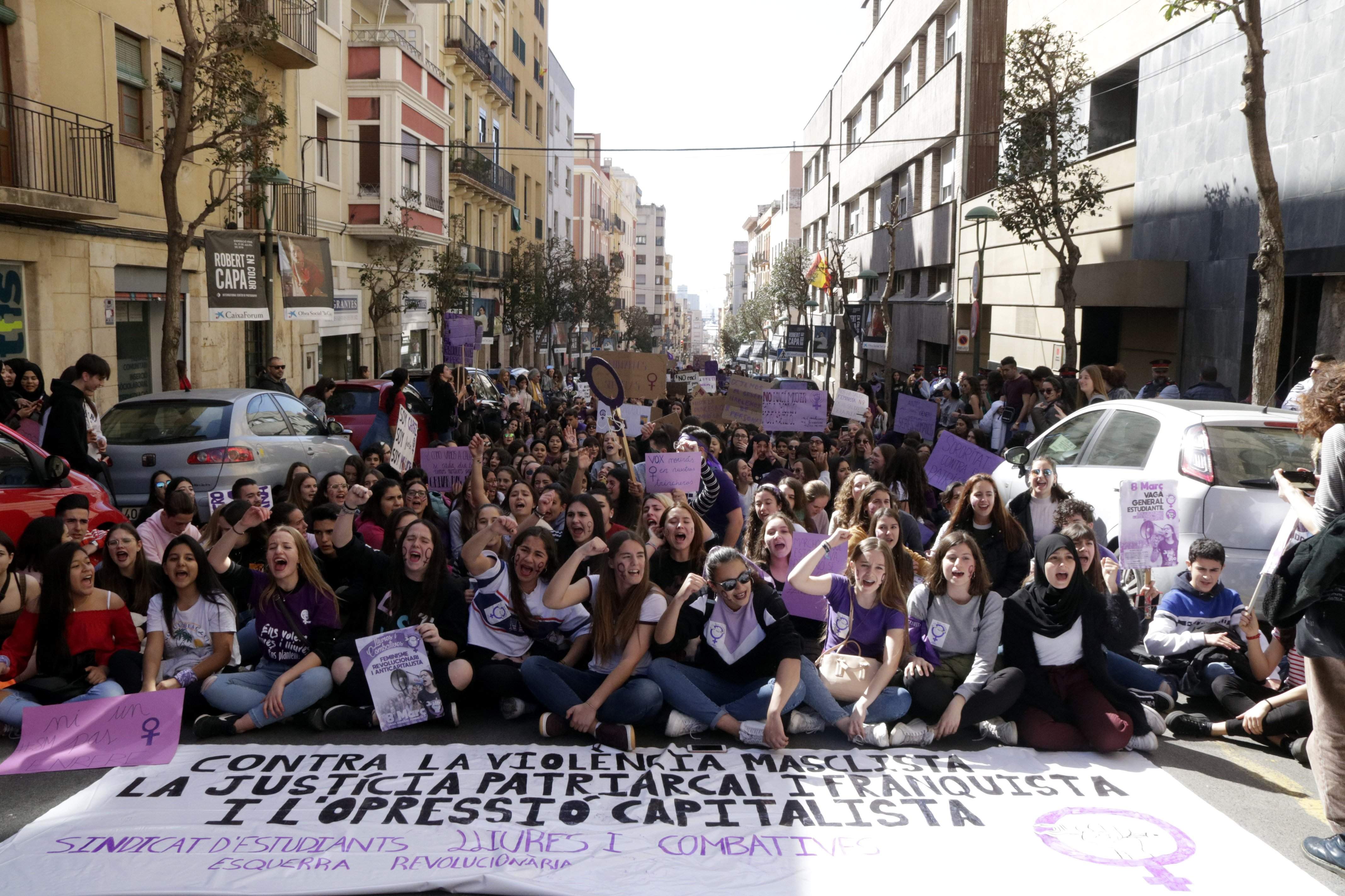 Vaga d'estudiants del 8M a Barcelona i Catalunya: horaris i manifestacions