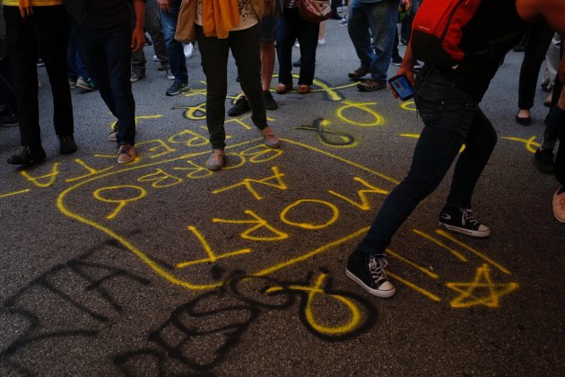 pintada mort al borbó concentració valtonyc sergi alcàzar