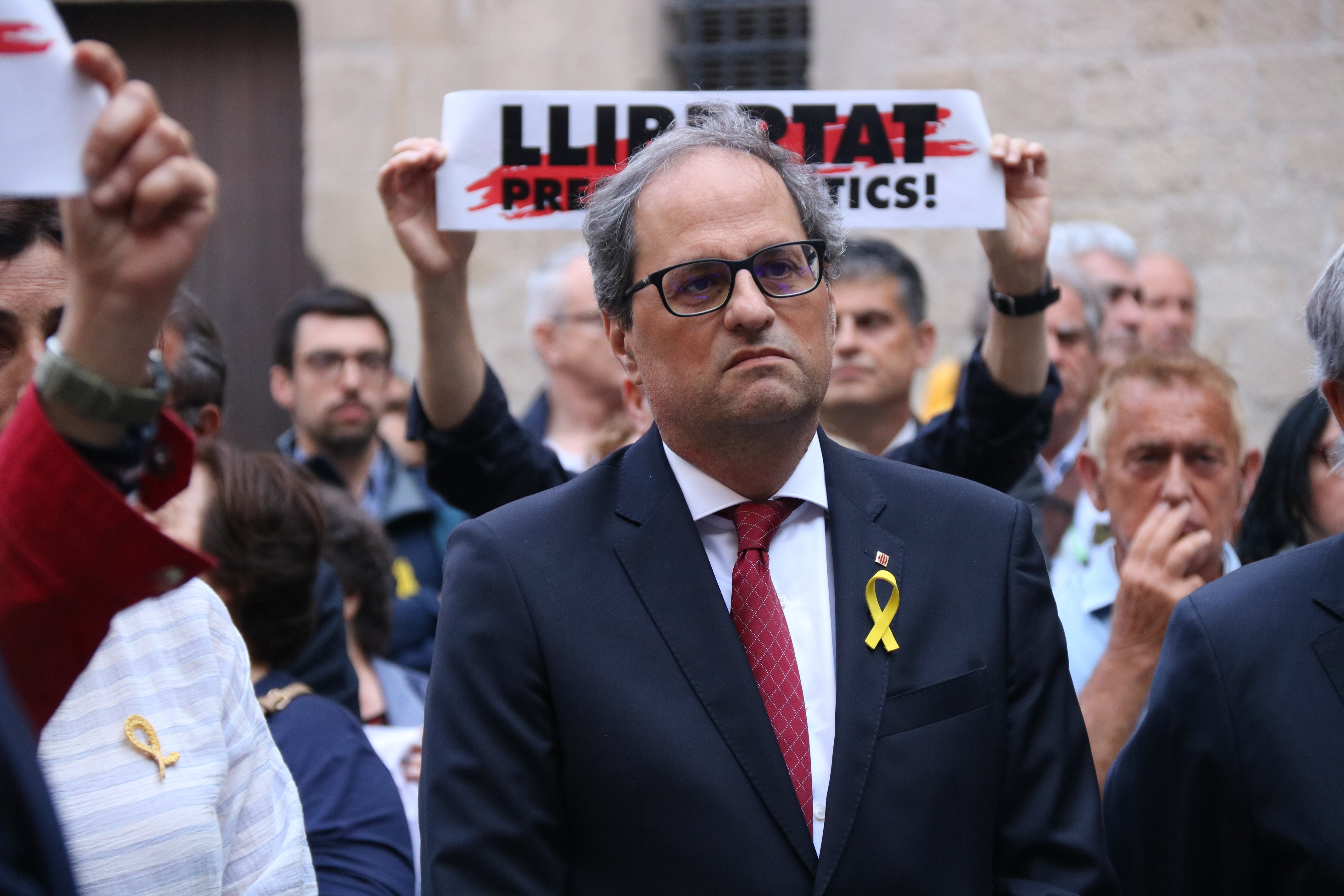 Torra es querellarà contra Guerra per haver-lo acusat de "nazi"