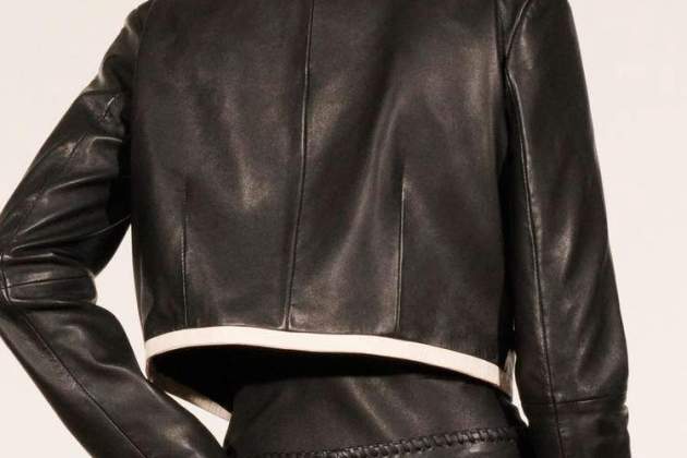 Chaqueta corta de piel Chaqueta corta de piel