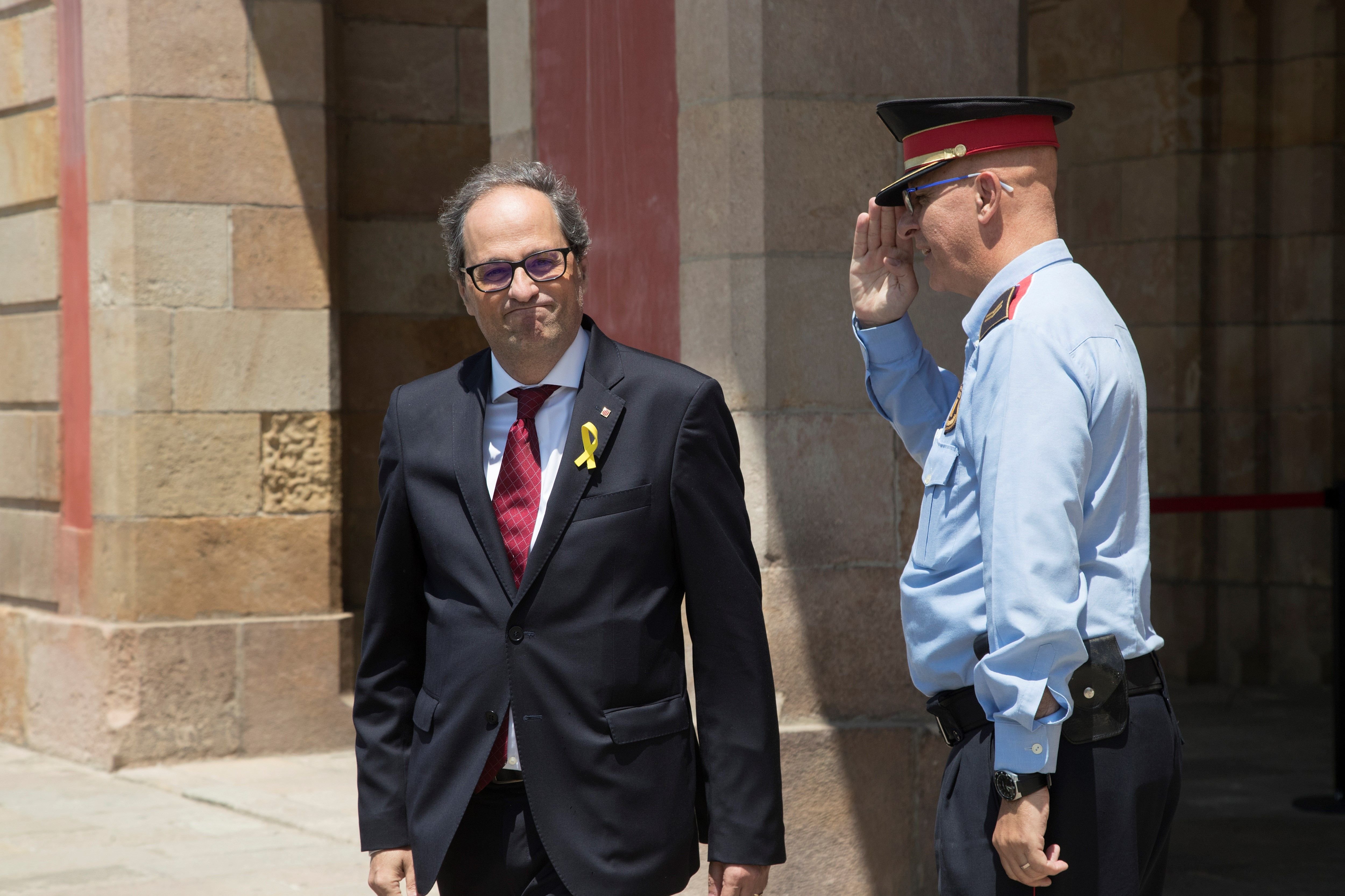 Torra se reúne este miércoles en Bruselas con los consellers en el exilio