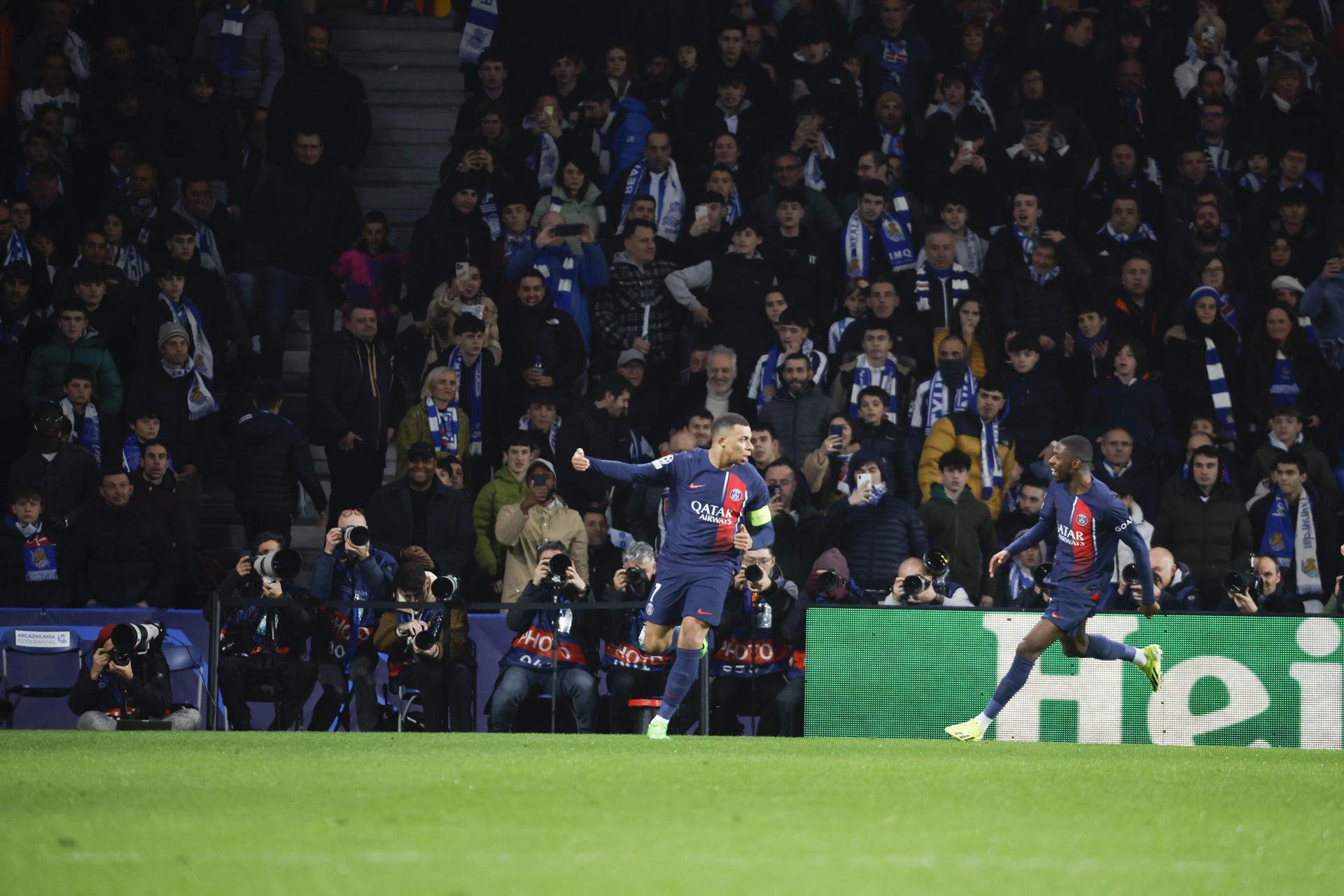 Mbappé conquista Anoeta y el PSG elimina a la Real Sociedad de la Champions League (1-2)