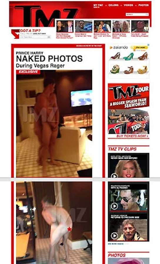 Haarry desnudo TMZ