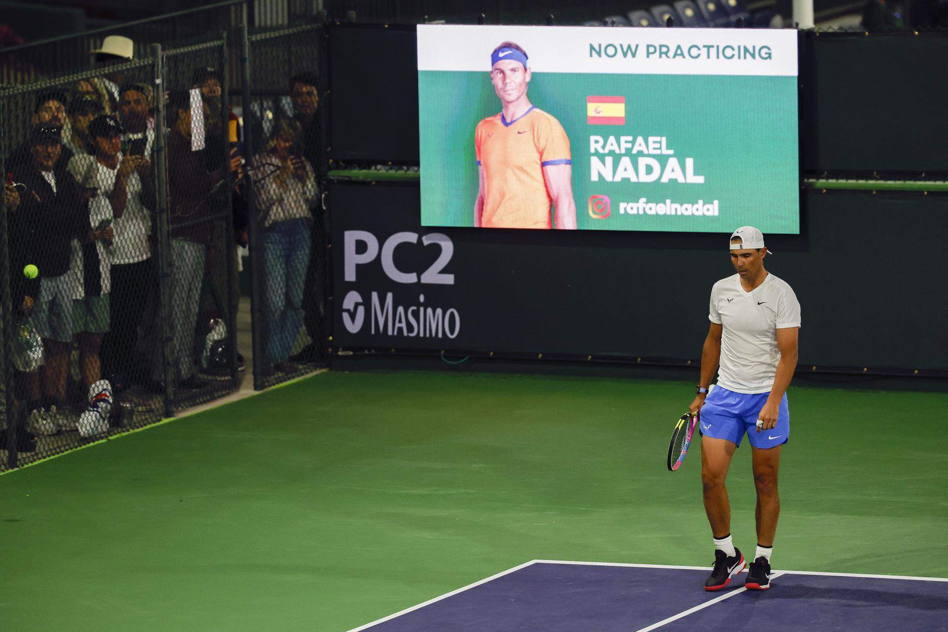 Nuevo paso atrás de Rafa Nadal: tampoco disputará el Masters 1000 de Indian Wells