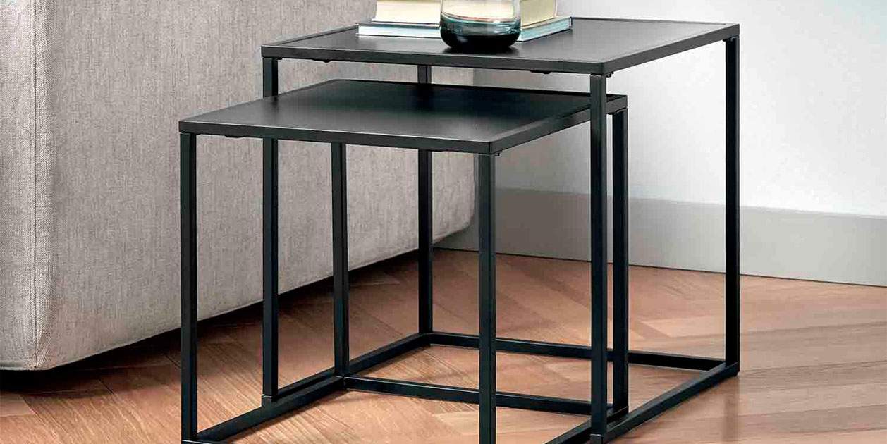 Aquest set de taules de Lidl de disseny industrial de 34,99 euros sembla tret d'una botiga de luxe