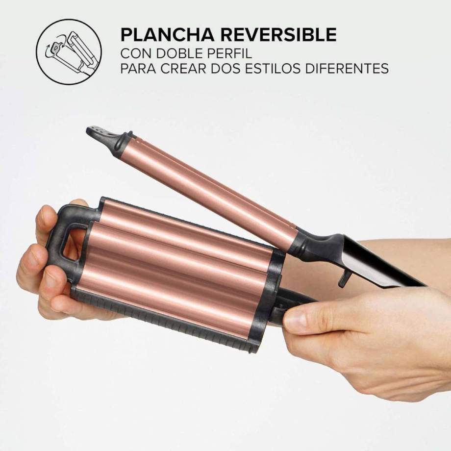 Plancha reversible con doble perfil