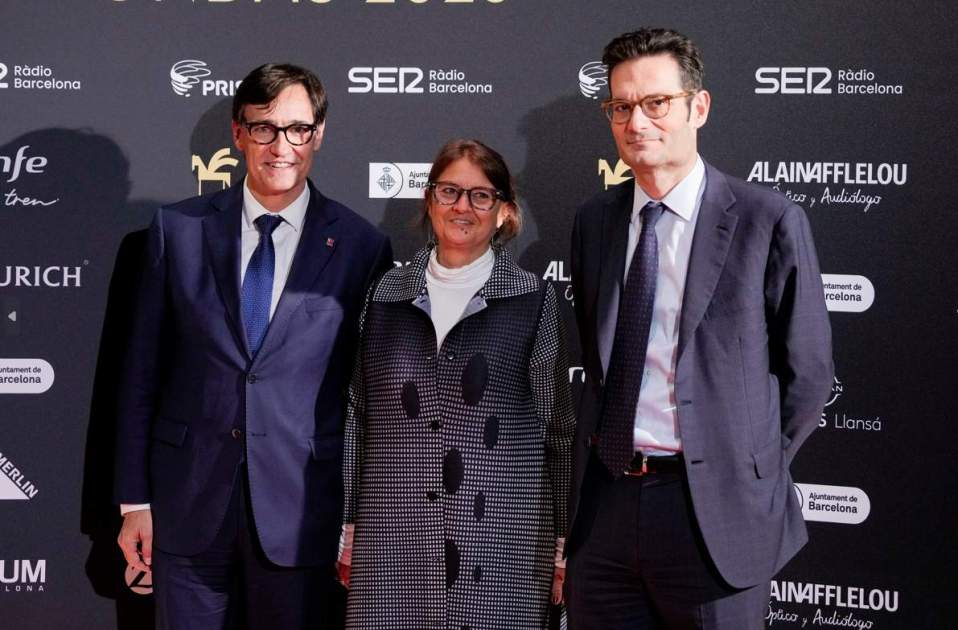Salvador Illa Marta Estruch Premios Ondas 2023 GTRES Salvador Illa Marta Estruch Premios Ondas 2023 GTRES