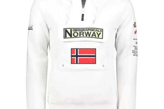 Sudadera de montaña y trekking con capucha Mujer Geographical Norway Gymclass1