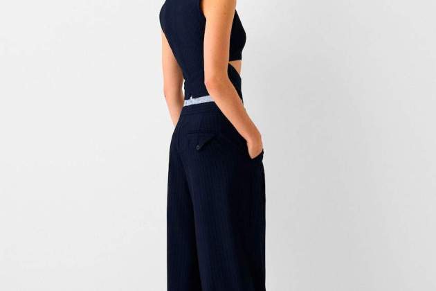 Pantalons goma cintura ratllen diplomática1 Pantalons goma cintura ratllen diplomática1