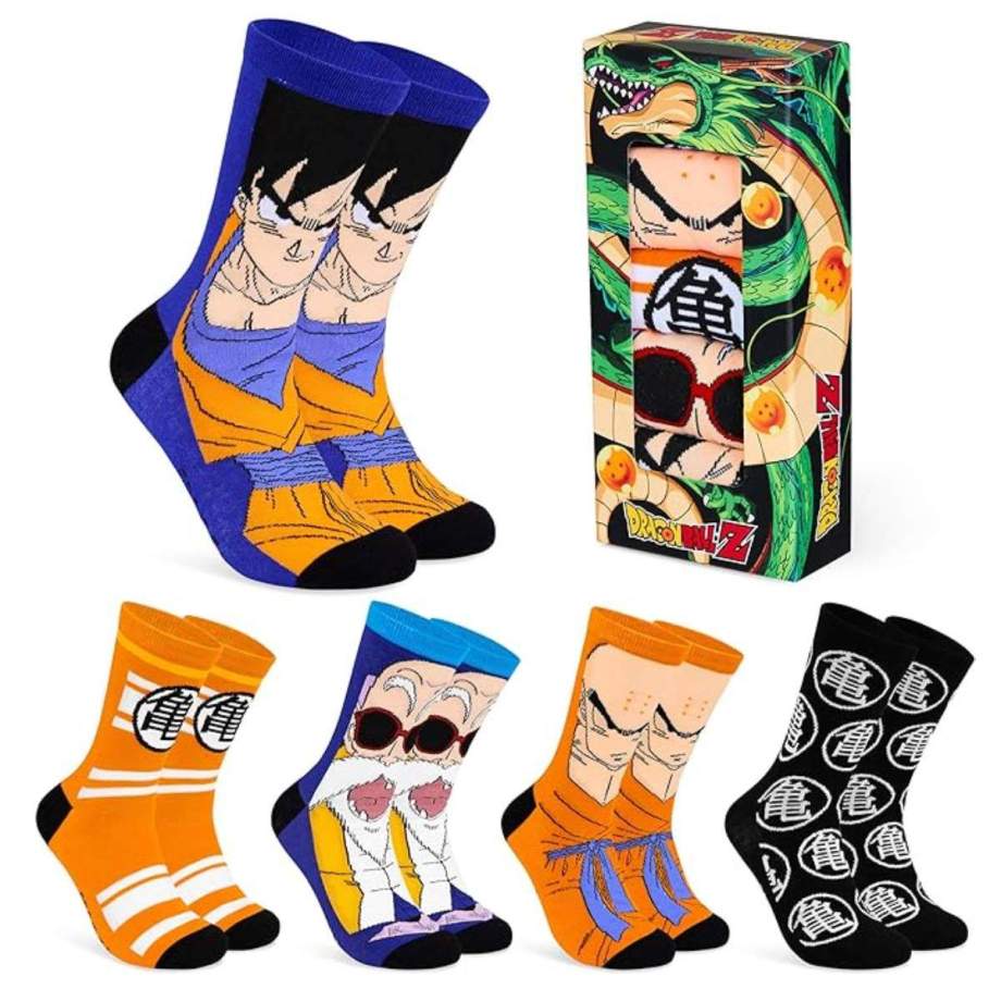 Calcetines inspirados en Dragon Ball Z